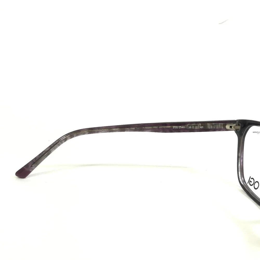 OGI Eyeglasses Frames 3138/2340 EVOLUTION Purple Tortoise Cat Eye 55-17-145